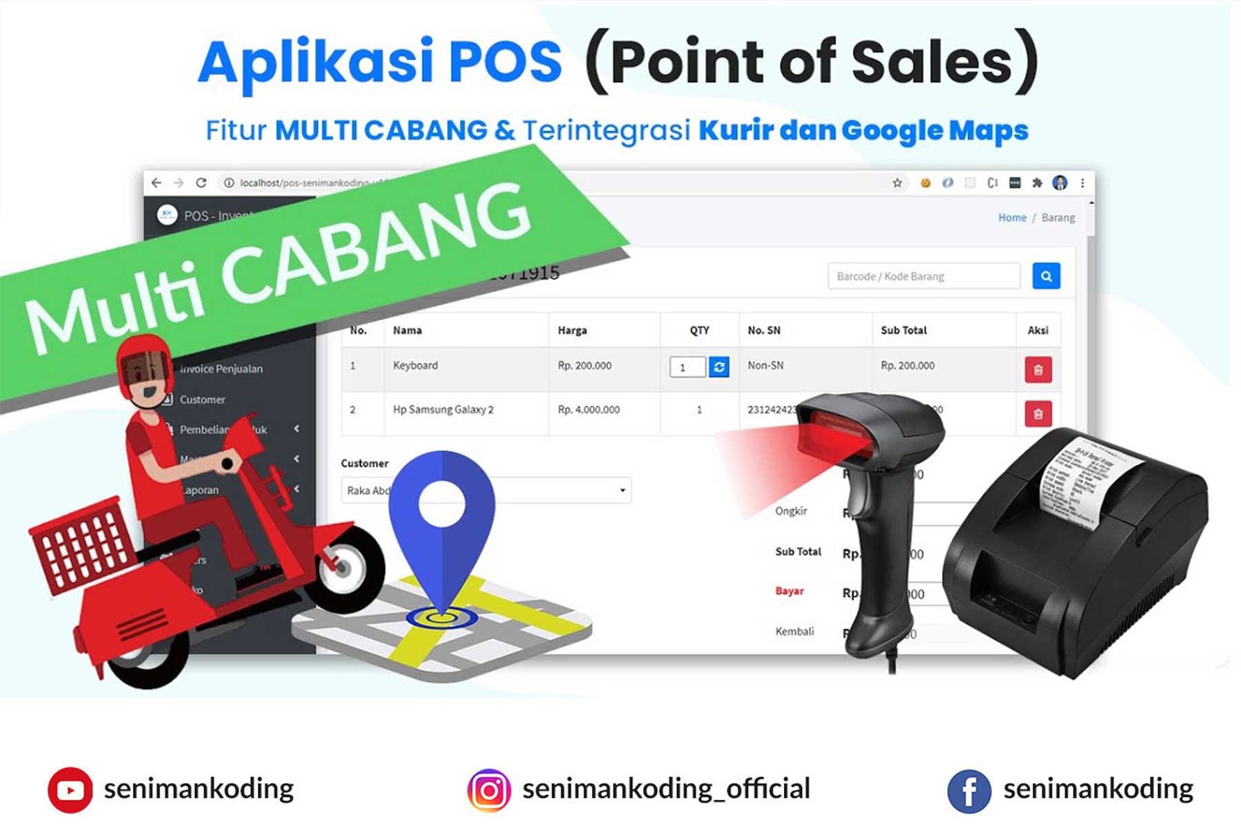 POS Kasir PHP Terintegrasi Barcode Scanner, POS Seniman Koding, POS Kasir PHP, Sistem kasir barcode scanner, Integrasi barcode scanner dengan POS, POS kompatibel barcode scanner, Barcode scanner untuk POS PHP, Sistem kasir otomatis barcode, Manajemen inventaris barcode scanner, POS ritel dengan barcode scanner, Keunggulan POS Seniman Koding, Sistem kasir dengan dukungan barcode, Solusi kasir barcode scanner, Efisiensi transaksi dengan barcode scanner, POS kasir untuk toko ritel, POS dengan integrasi mudah barcode scanner, Seniman Koding Blog