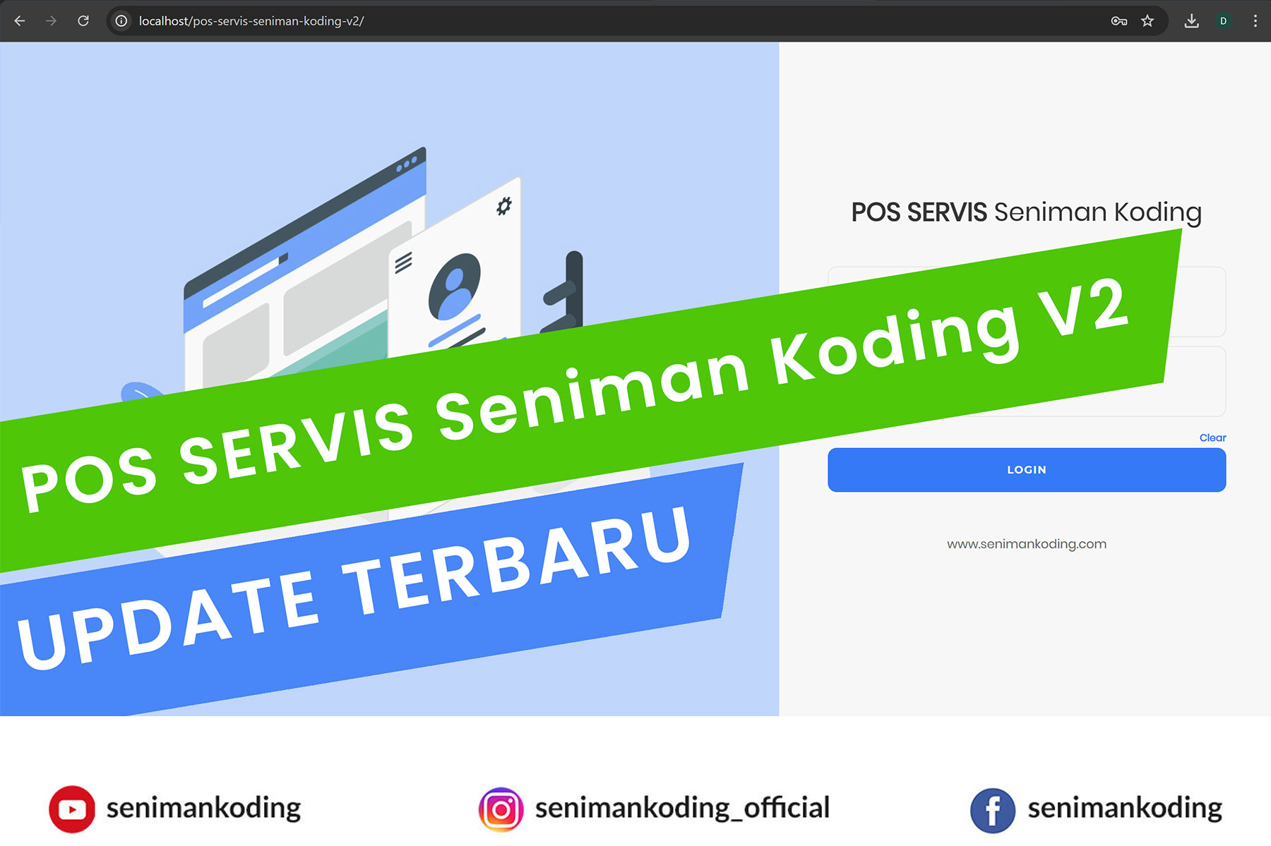 POS SERVIS Seniman Koding V2  Aplikasi Pelayanan Servis Hp dan Computer, image blog Seniman Koding