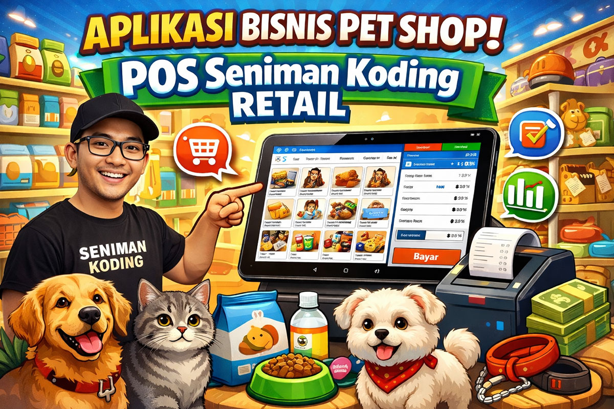 Bisnis Pet Shop Berantakan Karena Catatan Manual? Hati-hati, Omset Menguap Tanpa Disadari!, image blog Seniman Koding